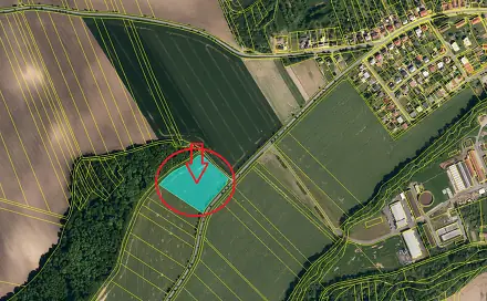 Prodej pole 1 466 m², Všechovice - Bučovice