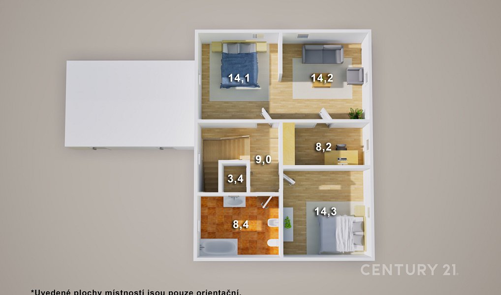 Prodej domu 241 m² s pozemkem 428 m², Chlumec – náhled fotky 27