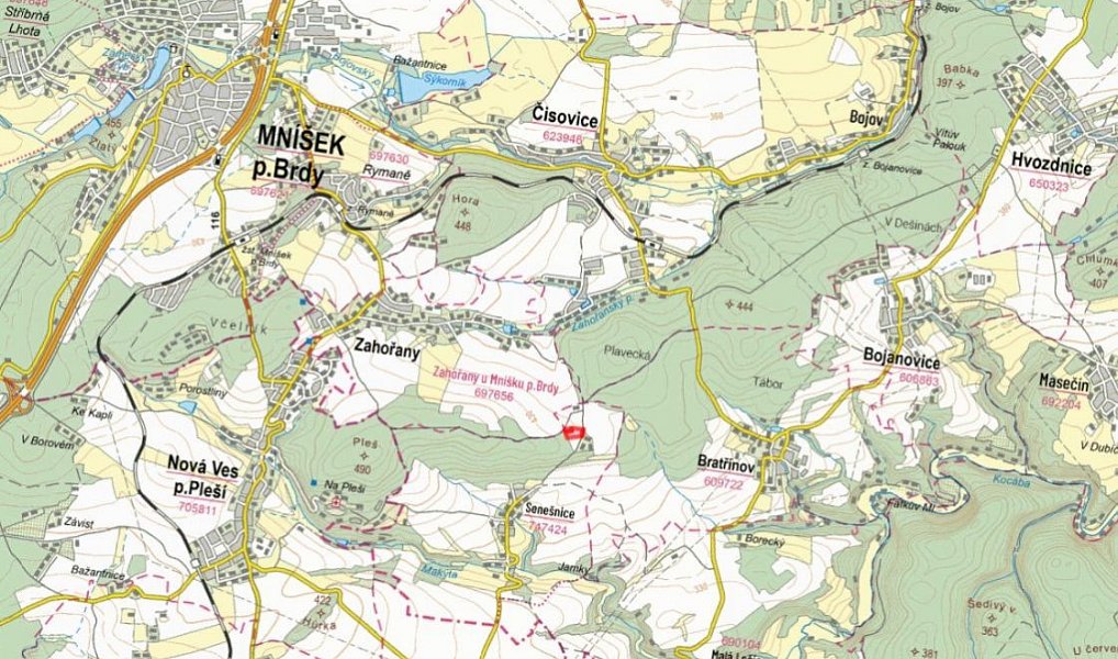 Prodej pole 11 572 m², Bojanovice – náhled fotky 3