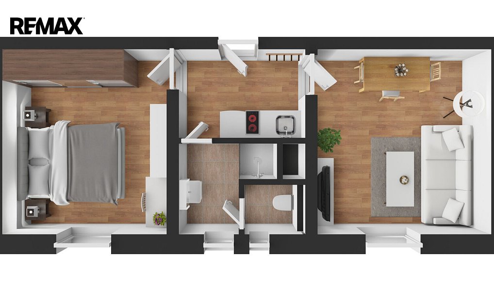 Pronájem bytu 2+1 35 m², Luštěnice – náhled fotky 5