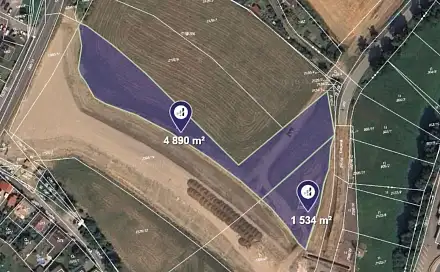 Prodej pole 6 424 m², Hořovice, okres Beroun