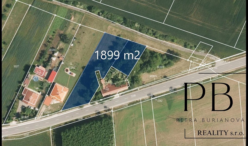 Prodej stavebního pozemku 3 823 m², Jamolice – náhled fotky 4
