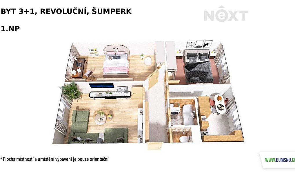 Prodej bytu 3+1 74 m², Šumperk – náhled fotky 19