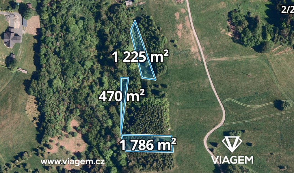 Prodej lesa 4 836 m², Hrčava – náhled fotky 5