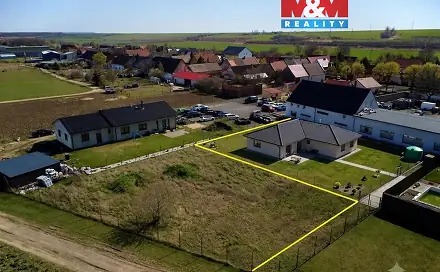 Prodej stavebního pozemku 900 m², Droužkovice, okres Chomutov