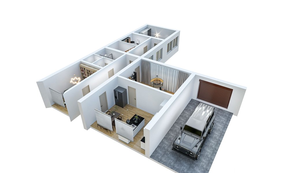 Prodej domu 203 m² s pozemkem 711 m², Lechotice – náhled fotky 4