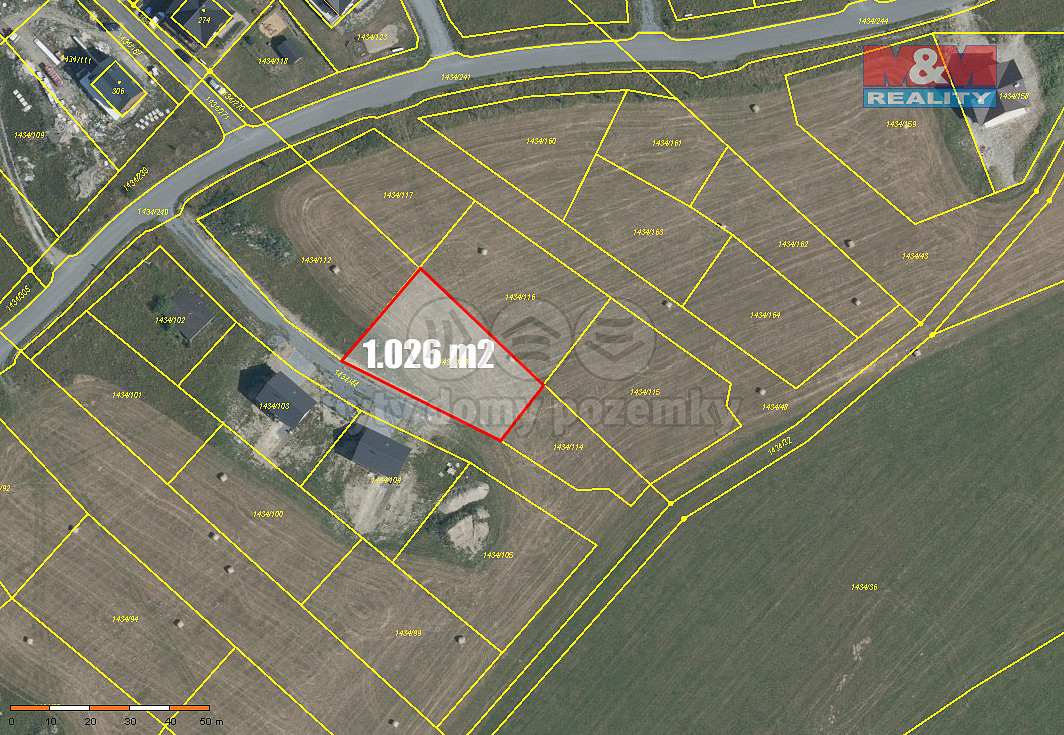Prodej stavebního pozemku 1 026 m²