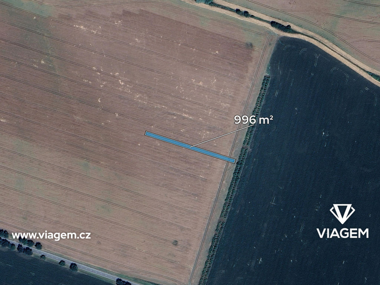 Prodej pole 249 m² – pohled 2
