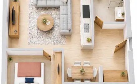 Prodej bytu 2+kk 49 m², Kyjov, okres Hodonín