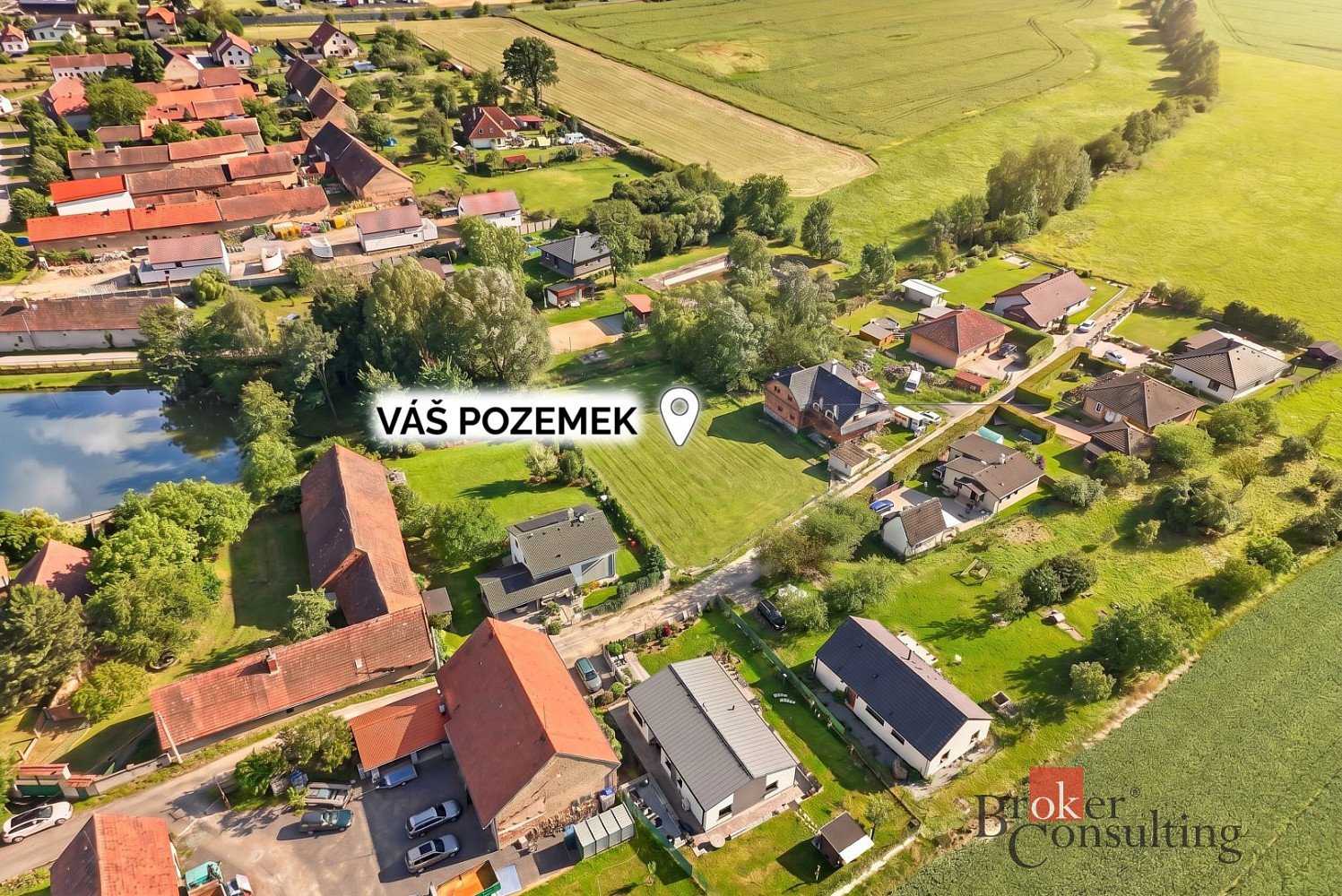 Prodej stavebního pozemku 1 358 m²