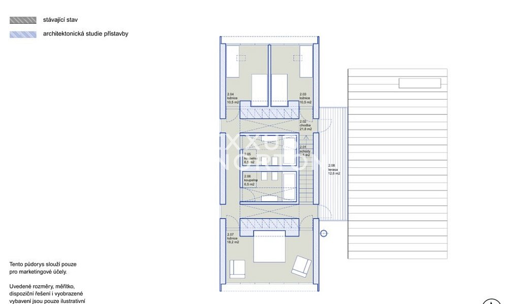 Prodej domu 40 m² s pozemkem 1 426 m², Mukařov – náhled fotky 9