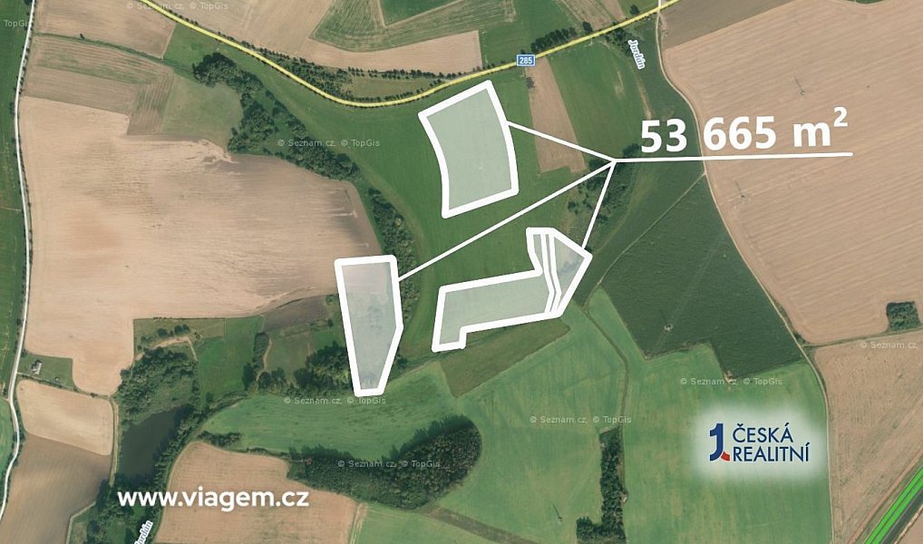 Prodej pole 2 236 m², Zaloňov – náhled fotky 2
