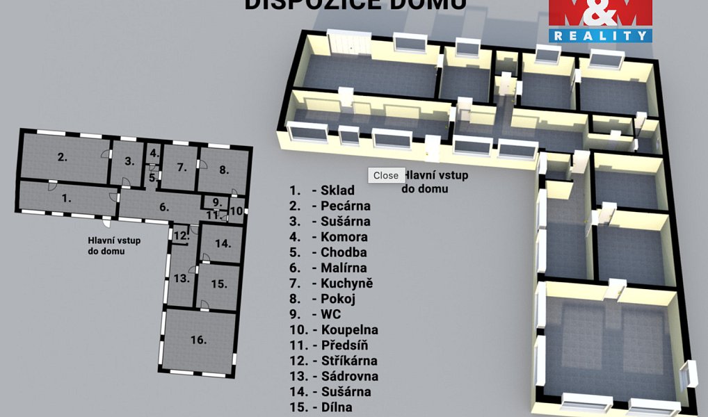 Prodej domu 298 m² s pozemkem 1 362 m², Bohuslavice u Zlína – náhled fotky 9