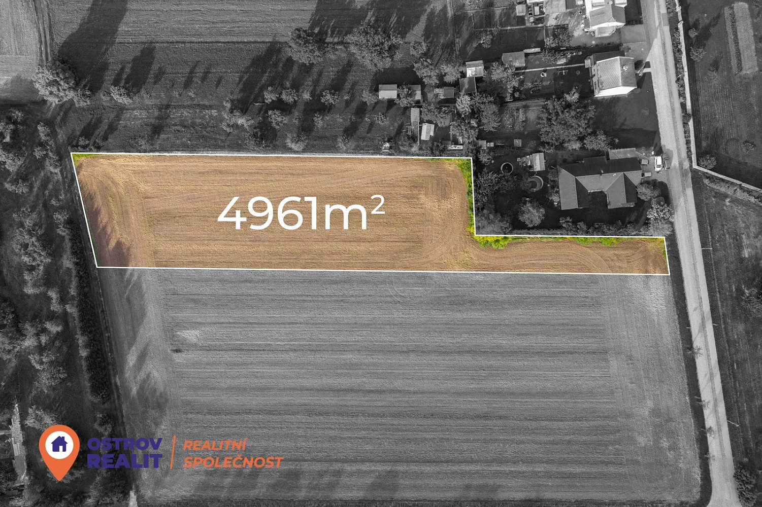 Prodej stavebního pozemku 4 961 m² – fotografie 5