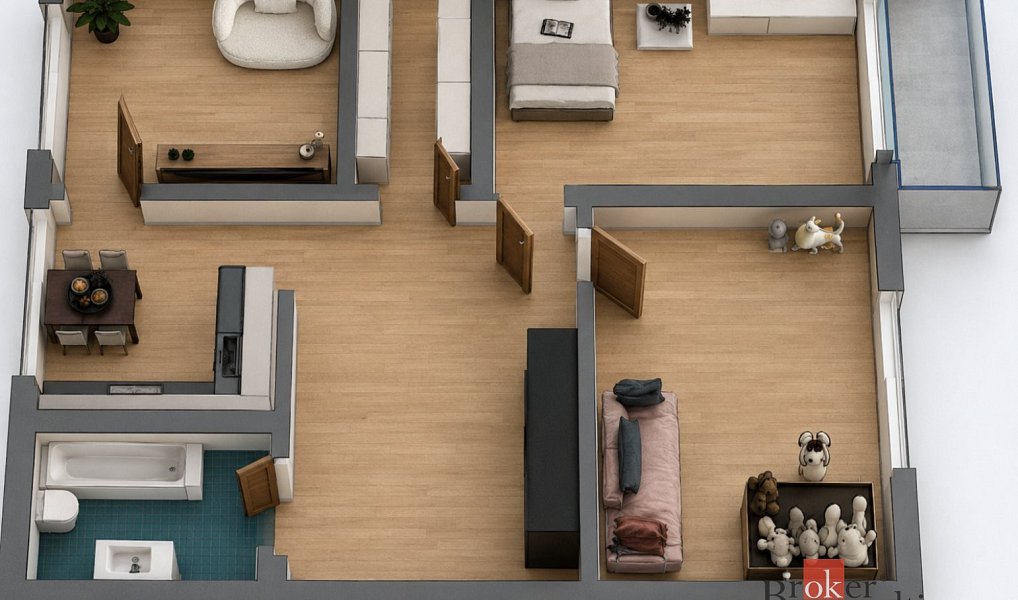 Prodej bytu 3+1 72 m², Plzeň – náhled fotky 13