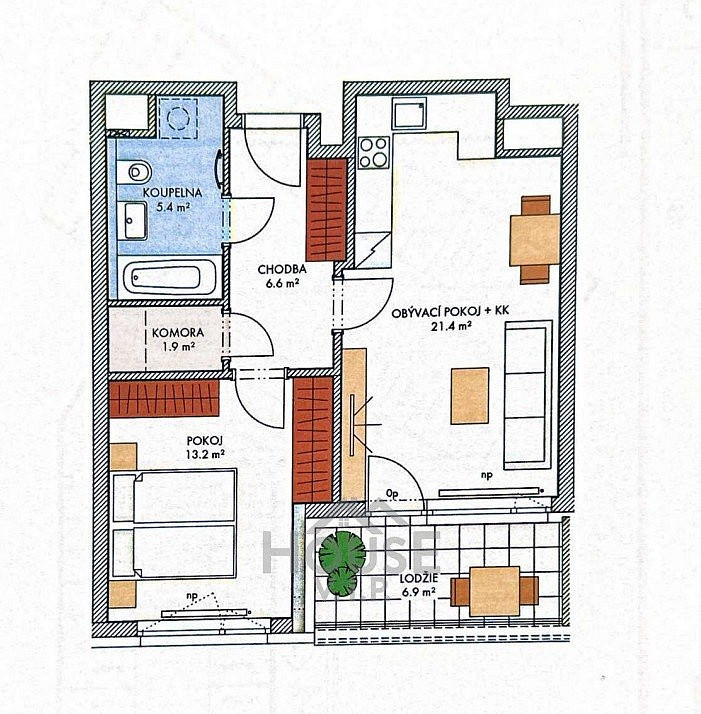 Prodej bytu 2+kk 50 m² — photo 3