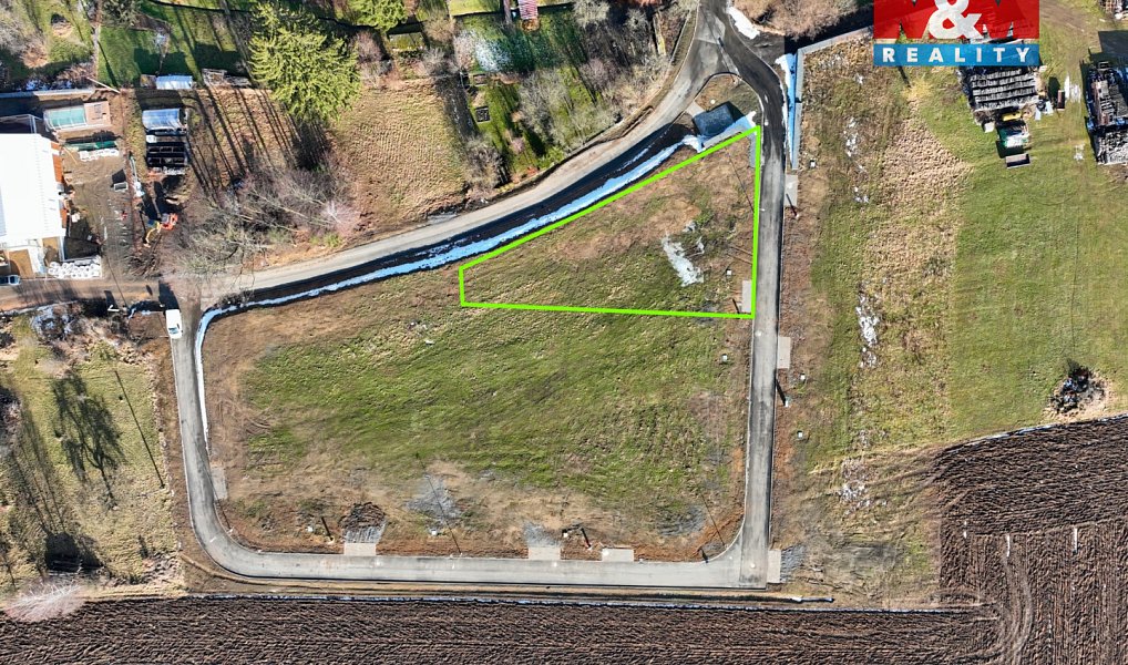 Prodej stavebního pozemku 791 m², Nová Ves u Chotěboře – náhled fotky 2