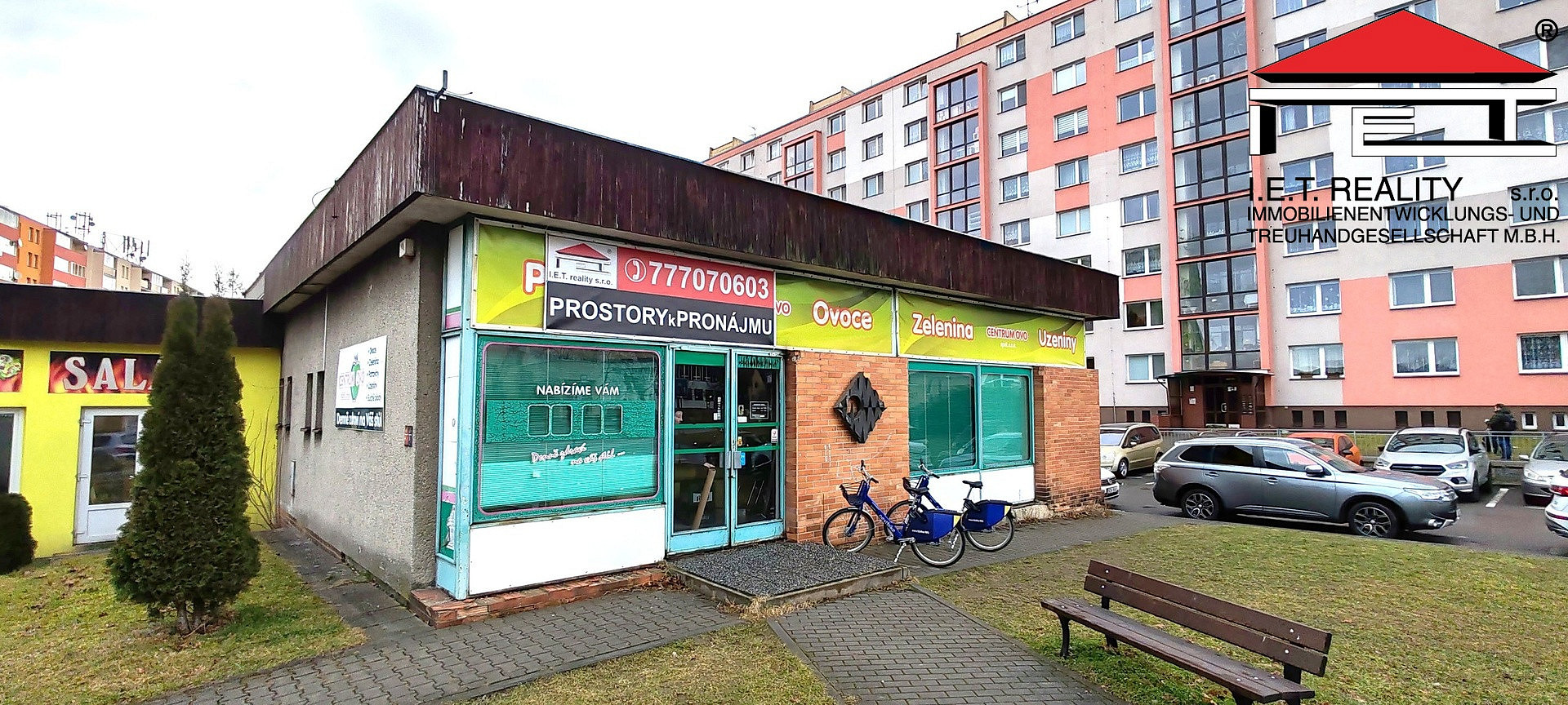 Pronájem obchodních prostor 177 m²