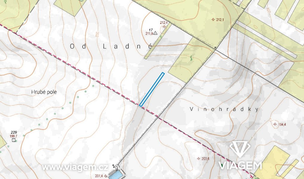Prodej pole 2 600 m², Velké Bílovice – náhled fotky 3