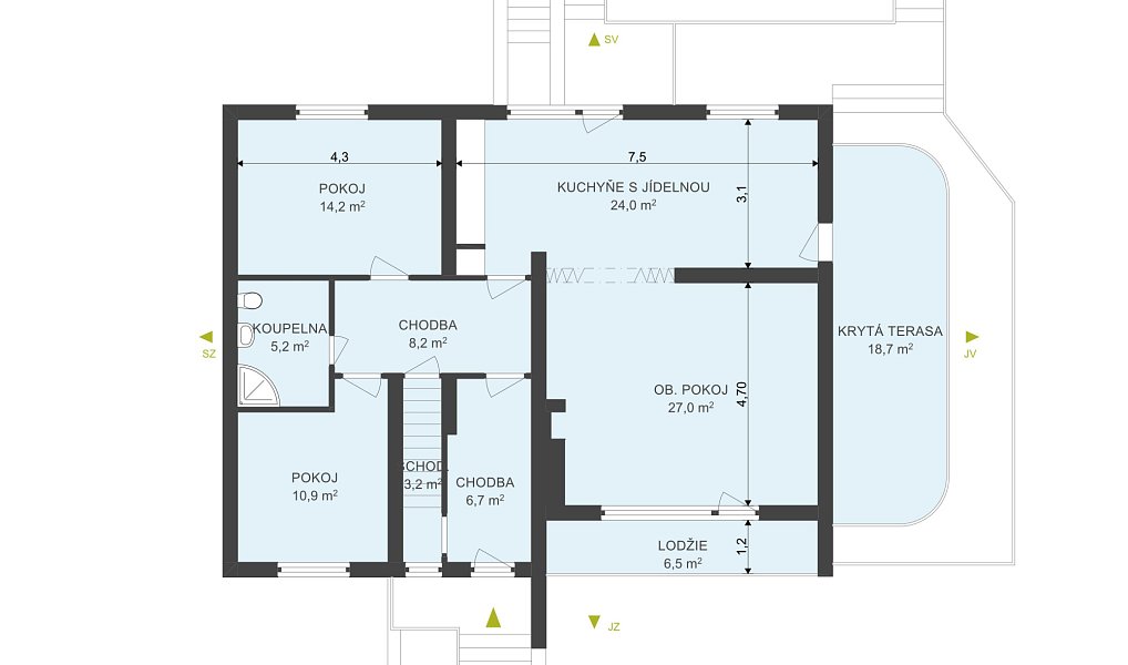 Prodej domu 280 m² s pozemkem 1 222 m², Vysoká nad Labem – náhled fotky 4