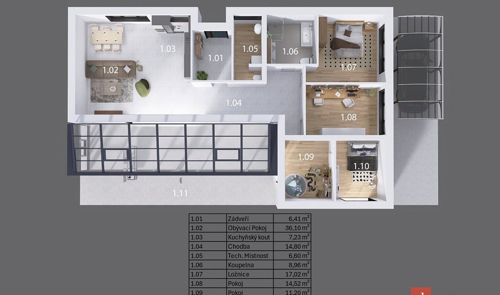 Prodej domu 133 m² s pozemkem 847 m², Kyšice – náhled fotky 14