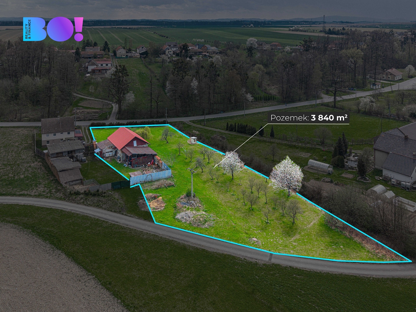 Prodej stavebního pozemku 3 800 m²