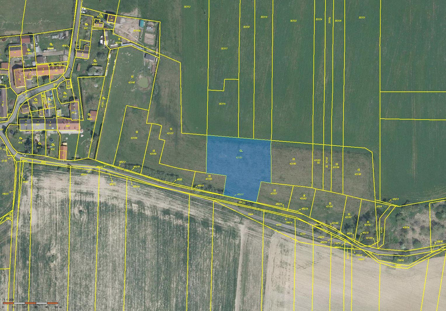 Prodej zahrady 2 708 m²