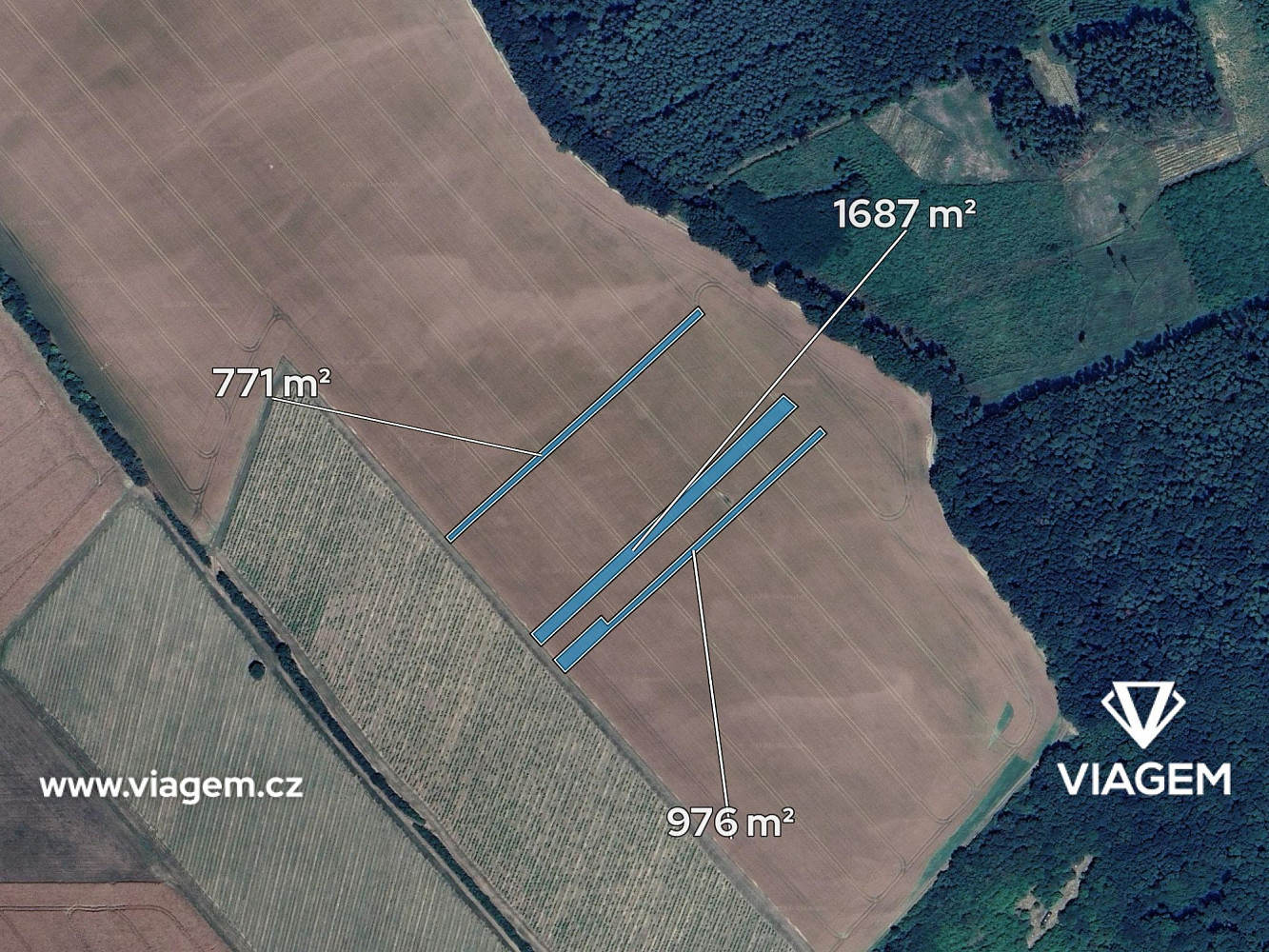 Prodej pole 572 m² – fotografie 2