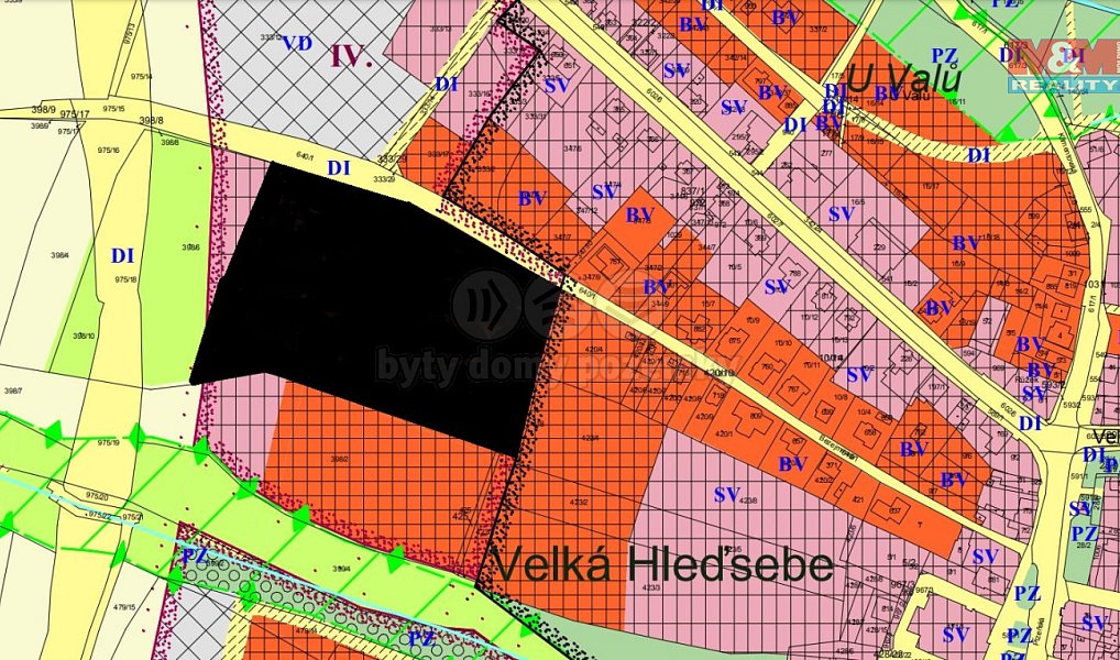 Prodej stavebního pozemku 19 985 m², Velká Hleďsebe – náhled fotky 7