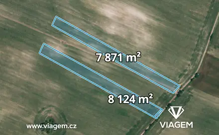 Prodej pole 1 777 m², Hostim, okres Znojmo