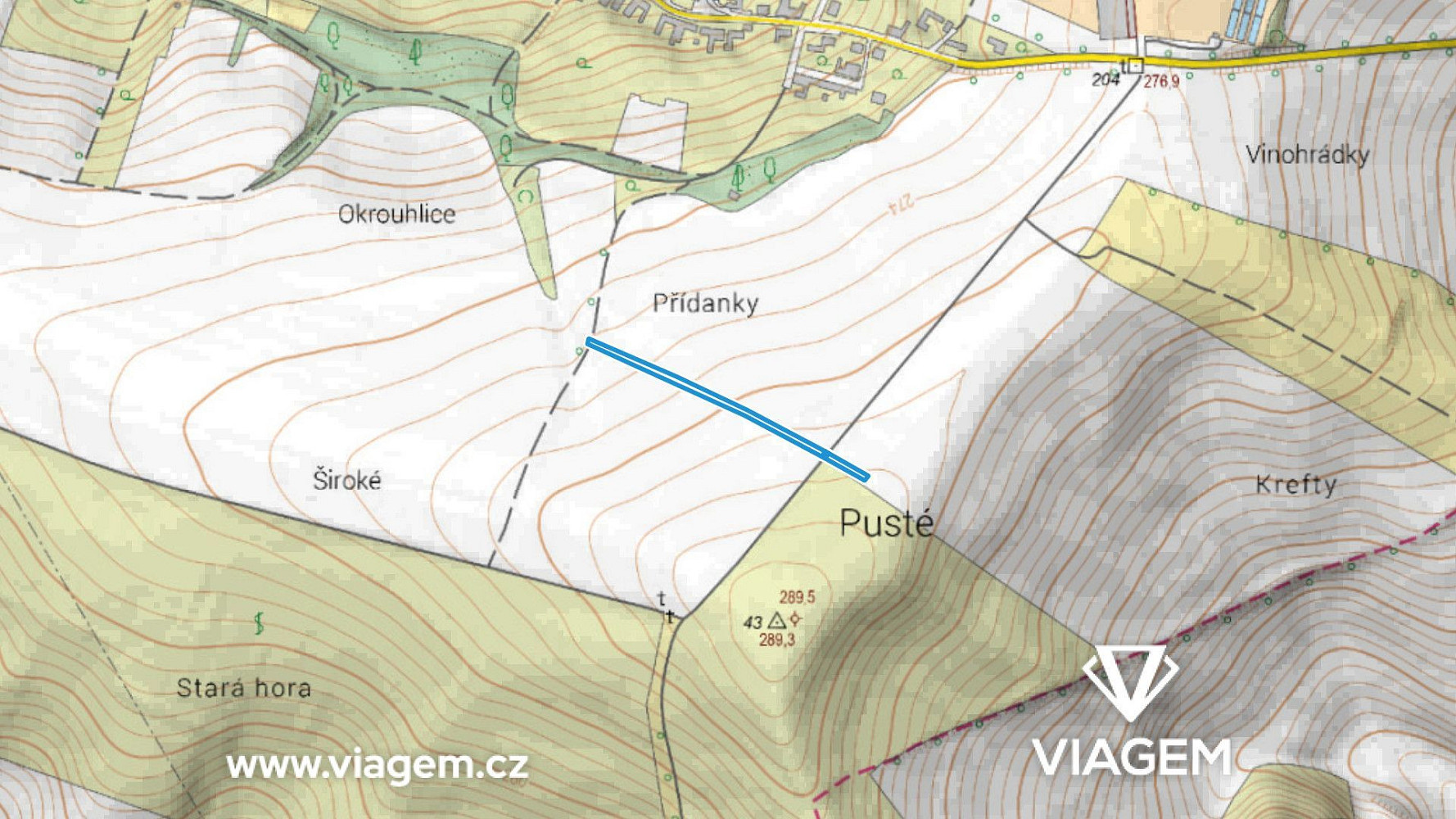 Prodej pole 2 430 m² – fotografie 3
