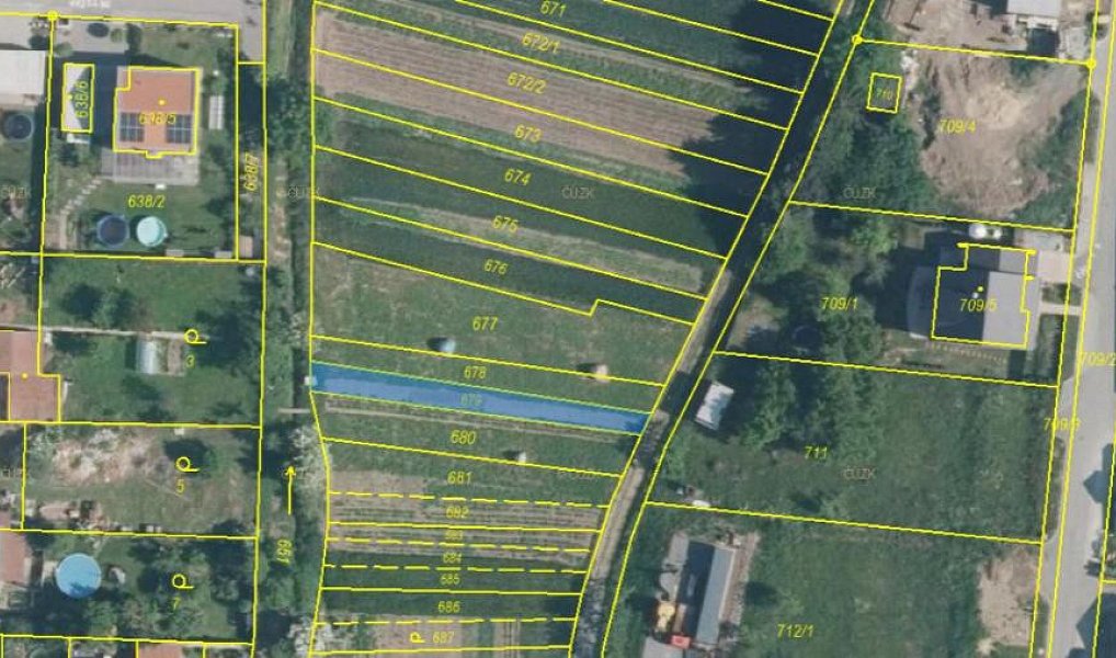 Prodej stavebního pozemku 489 m², Milešovice – náhled fotky 4