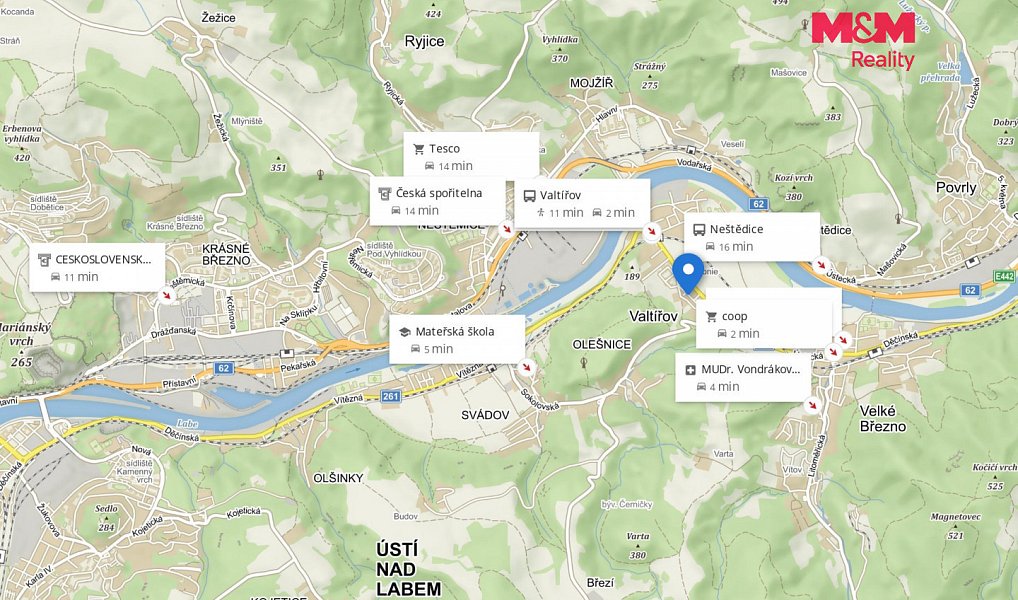 Pronájem bytu 1+1 47 m², Velké Březno – náhled fotky 11