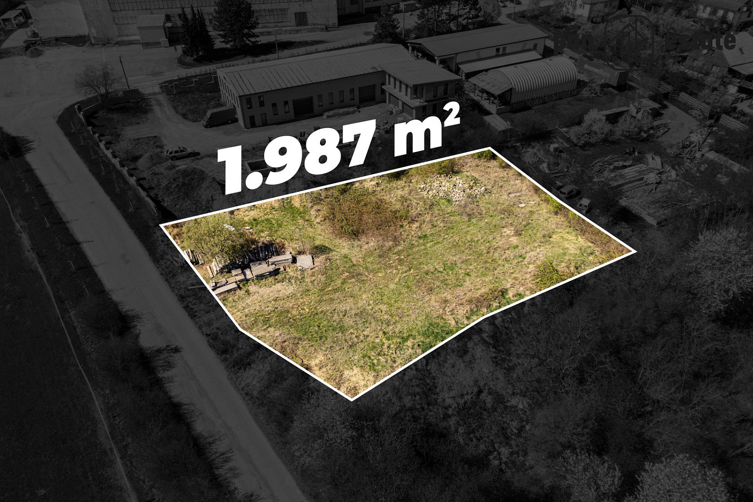 Prodej komerčního pozemku 1 987 m² – fotografie 2