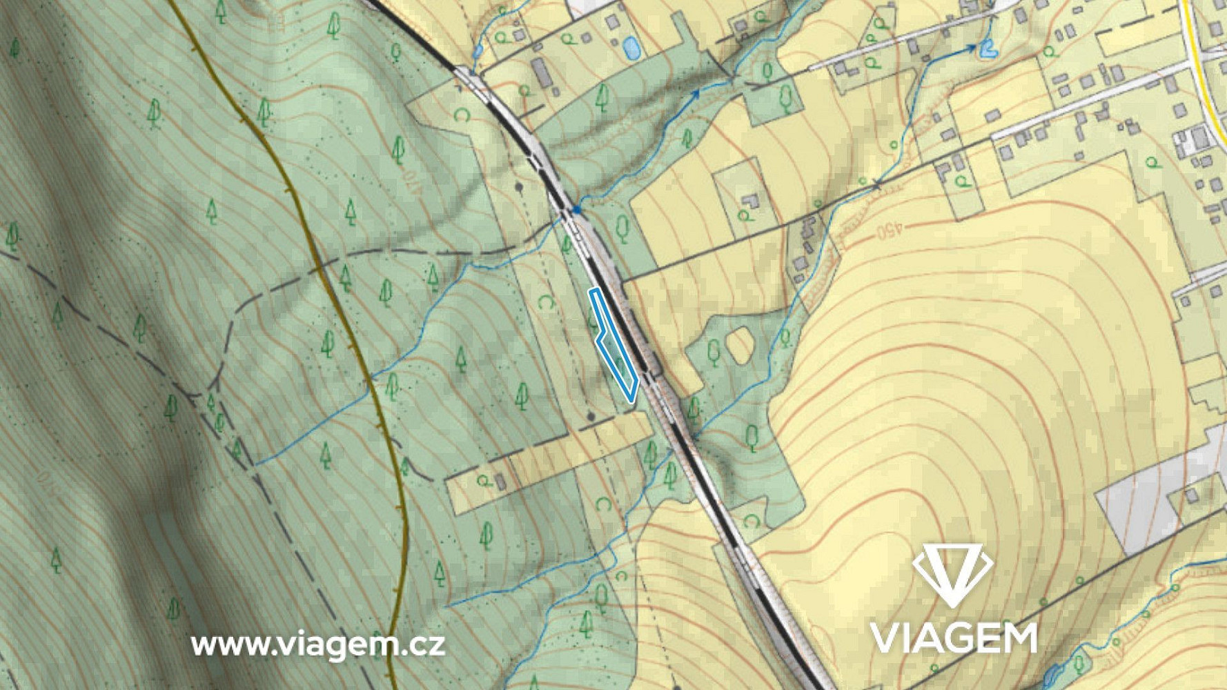 Prodej pole 1 543 m² – fotografie 3