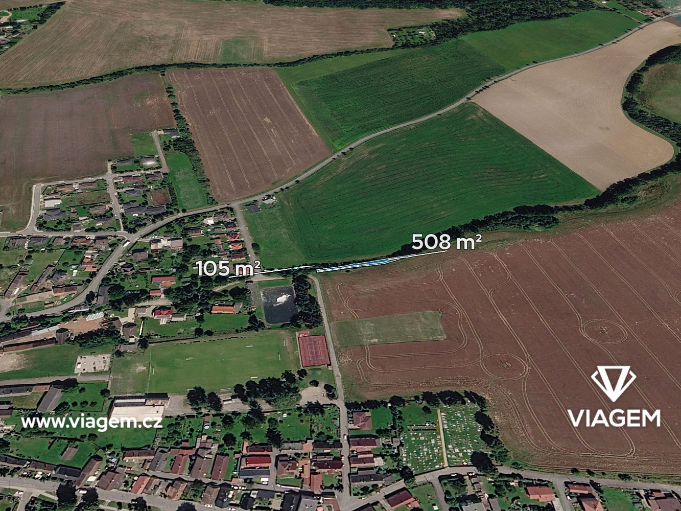 Prodej pole 613 m²