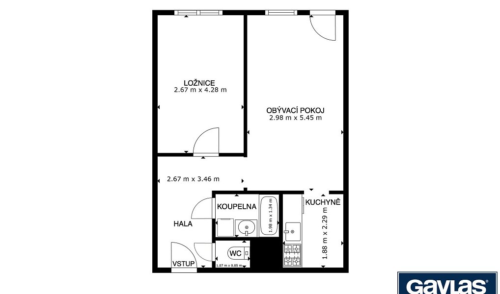 Prodej bytu 2+1 45 m², Praha – náhled fotky 3