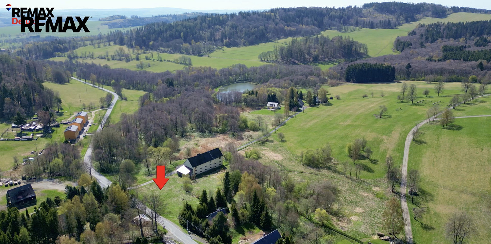 Prodej vyjímečného stavební pozemku o výměře 1014 m², Nová Ves u Rýmařova – pohled 4