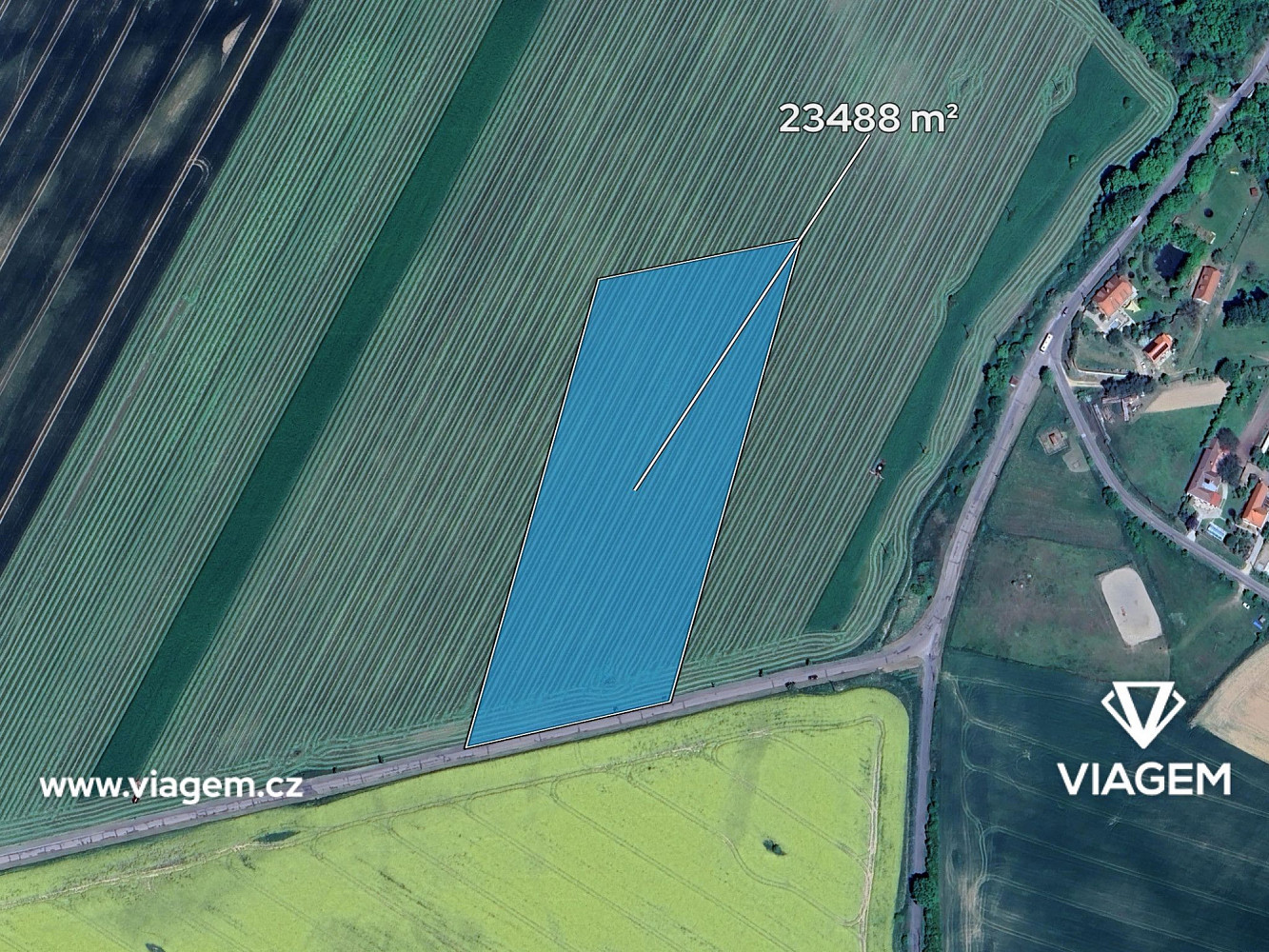 Prodej pole 2 609 m² – fotografie 2