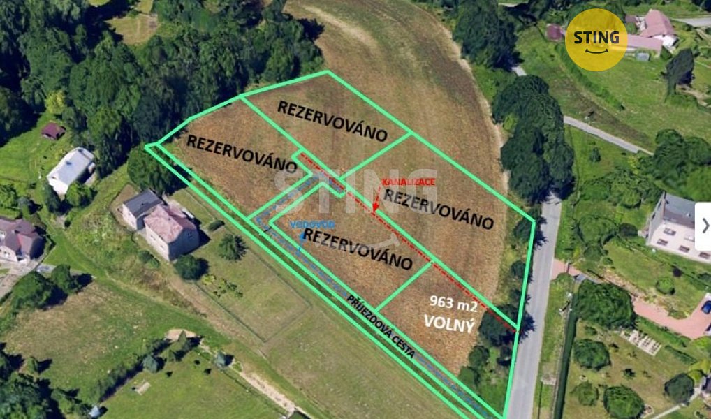 Prodej pozemku, 963 m², Skřečoň - Karviná, Bohumín