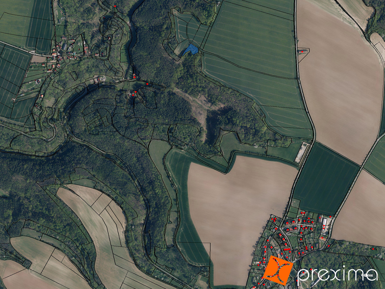 Prodej pozemku 1 743 m²