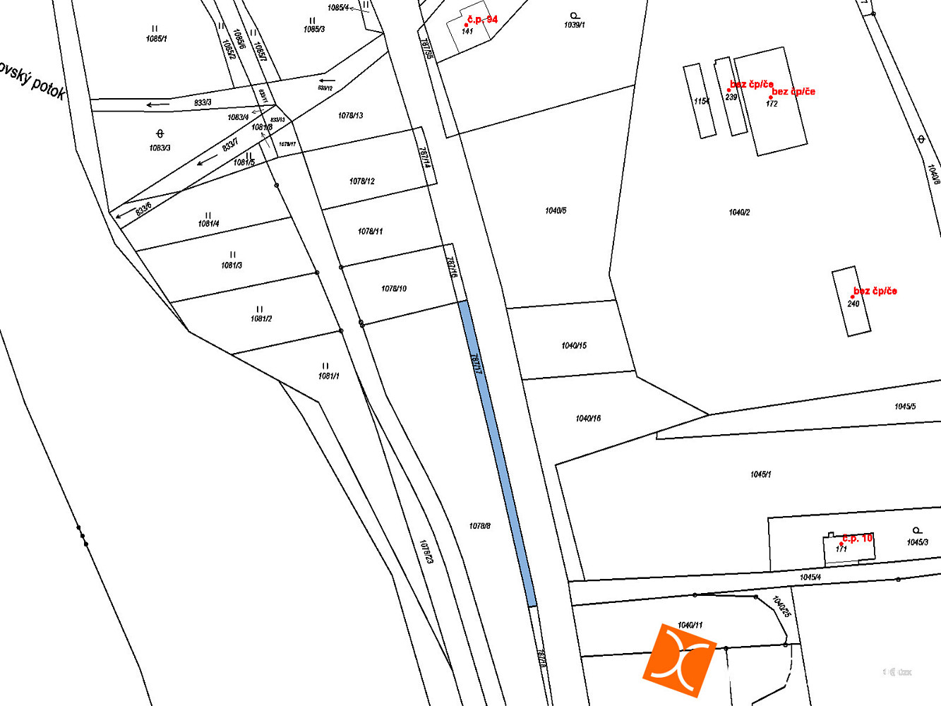 Prodej pozemku 208 m² – fotografie 2