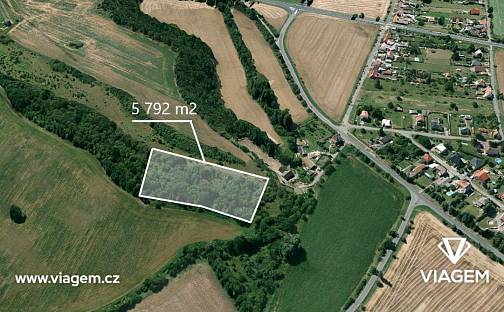 Prodej pole 2 896 m², Přistoupim, okres Kolín