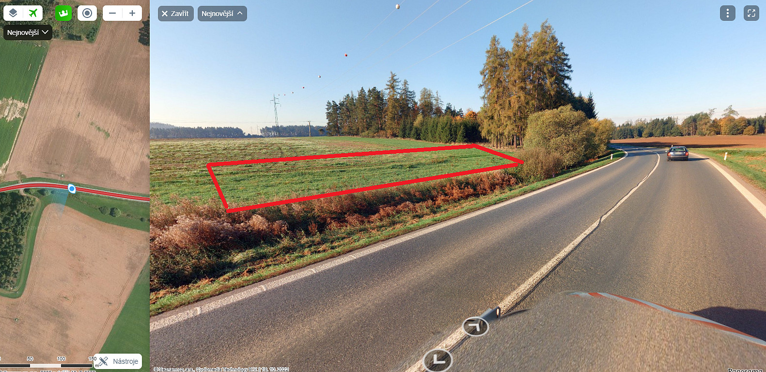 Prodej komerčního pozemku 711 m² – fotografie 2
