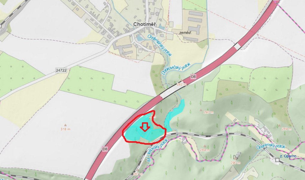 Prodej lesa 20 326 m², Chotiměř – náhled fotky 11