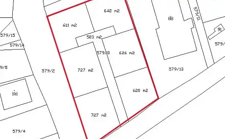 Prodej stavebního pozemku 4 457 m², Podbořany, okres Louny