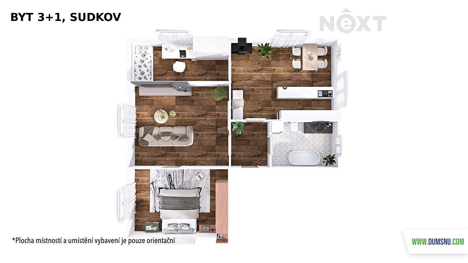 Prodej bytu 3+1 89 m² – další