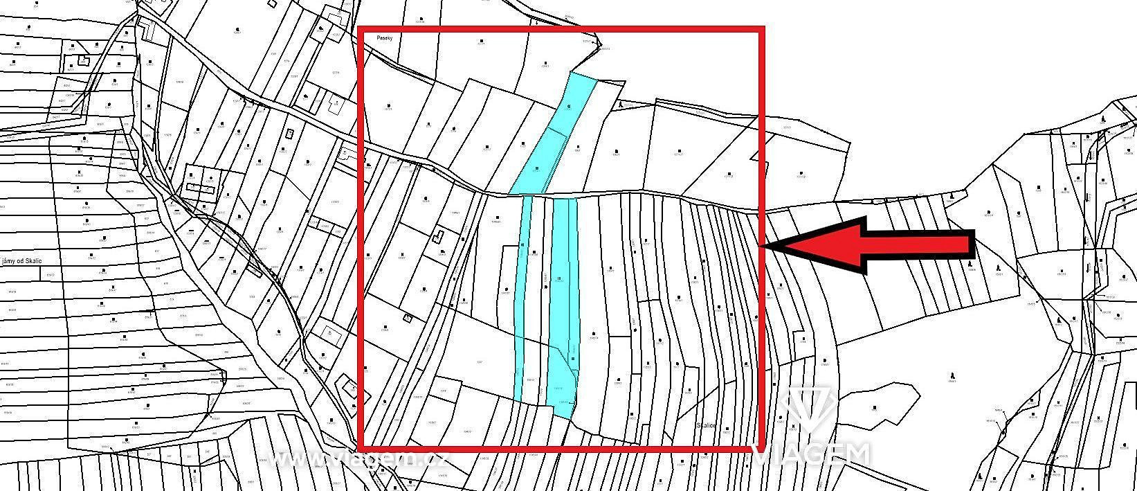 Prodej pole 2 451 m² – fotografie 2