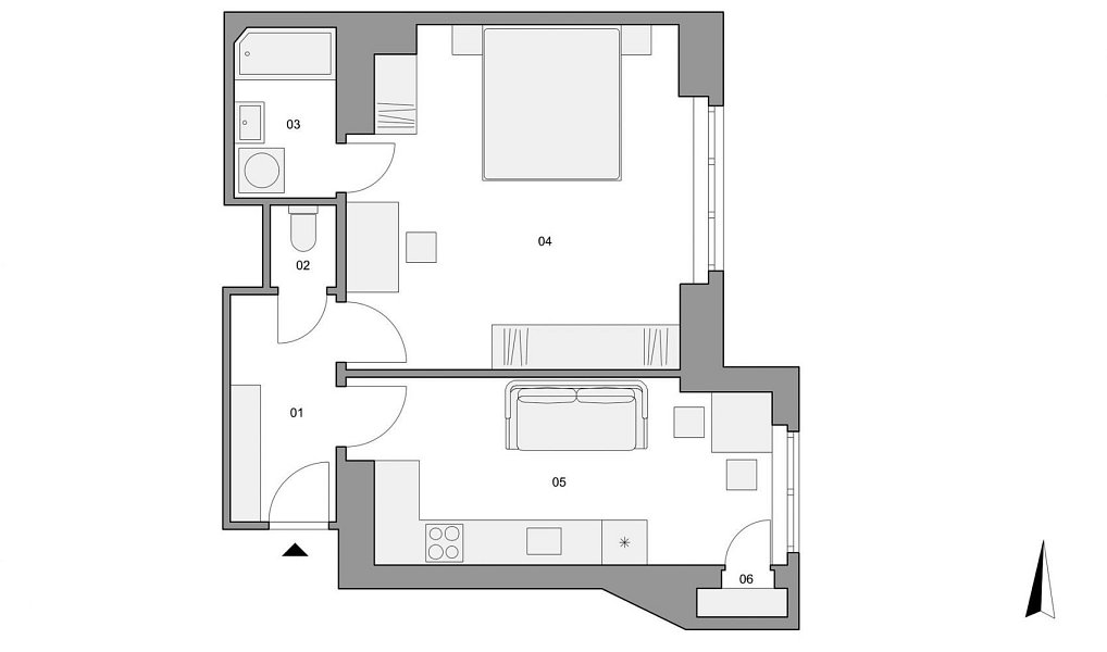 Prodej bytu 2+kk 44 m², Praha – náhled fotky 10