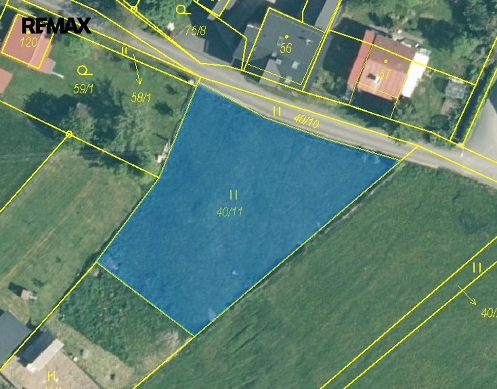 Prodej stavebního pozemku 1 134 m² – pohled 2